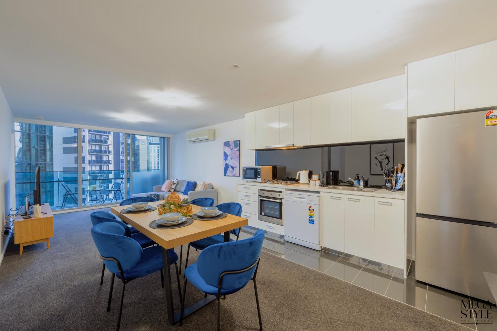 Mega Style Apartments Mainpoint Melbourne Pokoj fotografie